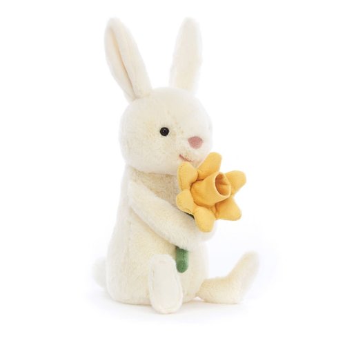 Jellycat Jellycat Bobby Bunny With A Daffodil Jellycat Jellycat Bobby Bunny With A Daffodil