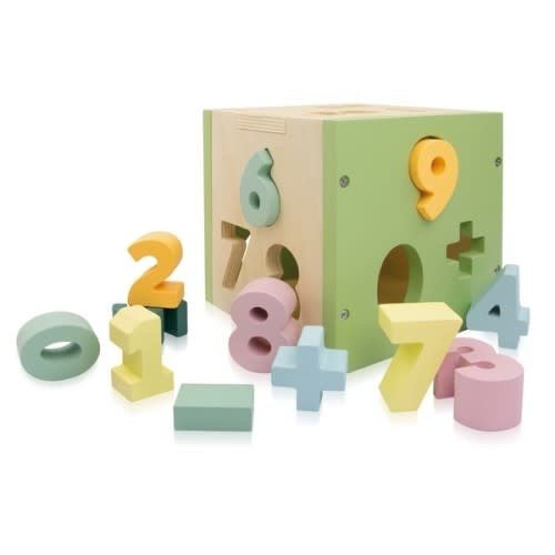 Wooden Sorting Box and Book - Numbers Wooden Sorting Box and Book - Numbers