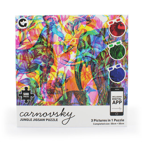 Ginger Fox Carnovsky 3d Jigsaw Puzzle - 500 Pieces - Jungle Ginger Fox Carnovsky 3d Jigsaw Puzzle - 500 Pieces - Jungle