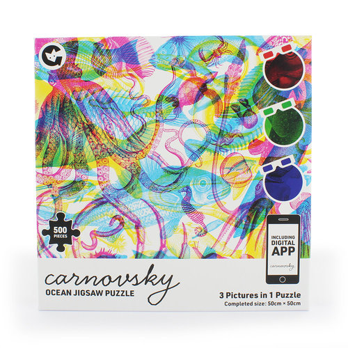 Ginger Fox Carnovsky 3d Jigsaw Puzzle - 500 Pieces - Ocean Ginger Fox Carnovsky 3d Jigsaw Puzzle - 500 Pieces - Ocean