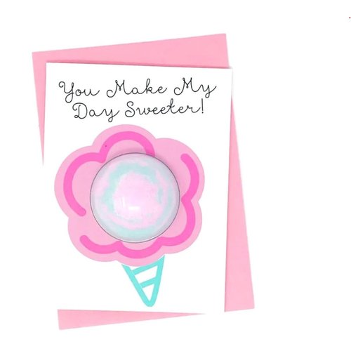 You Make My Day Sweeter Bath Fizzy Greeting Card You Make My Day Sweeter Bath Fizzy Greeting Card