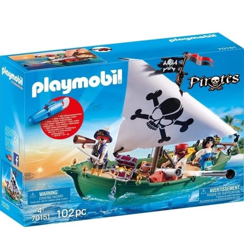 Playmobil Pirate Ship With Underwater Motor Playmobil Pirate Ship With Underwater Motor