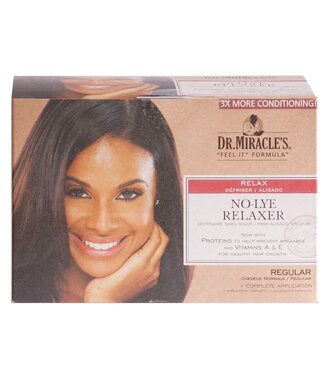 JUST FOR ME Relaxer Kit Child Super – Haarglättungs-Set Für Kinder | 1 Behandlung, Für Lockiges Haar | Marke Soft And Beautiful