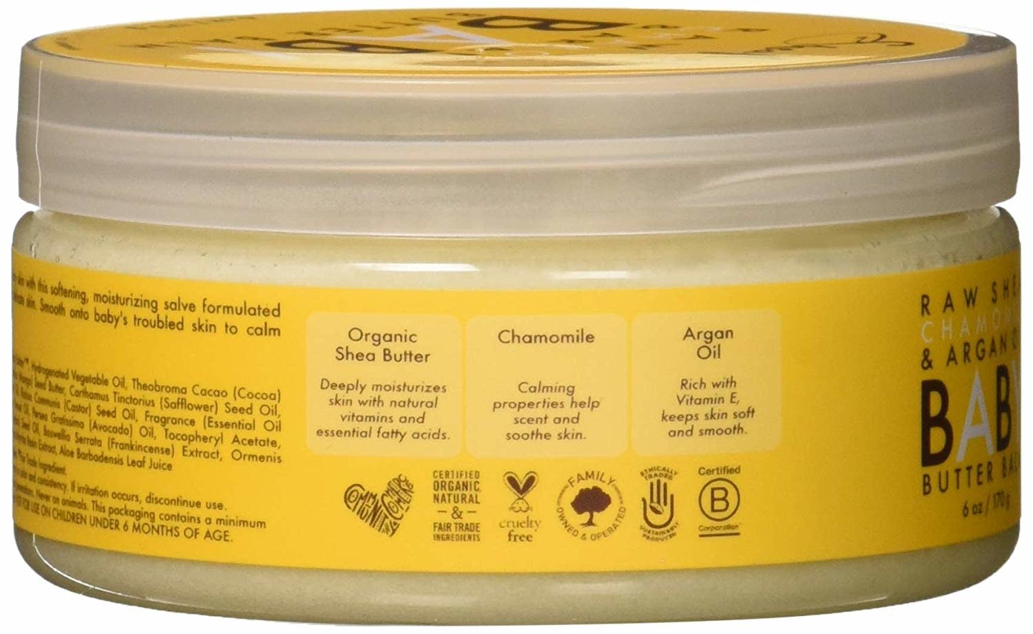 Shea Moisture Raw Shea & Chamomile Baby Butter Balm 6oz Produits de