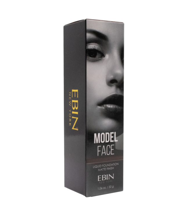 Ebin Model Face Liquid Foundation - Caramel
