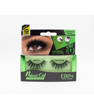 Ebin Natural Cat 3D Lashes - Chartreux