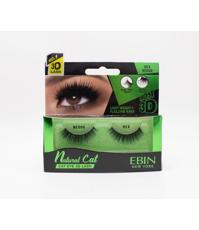 Ebin Natural Cat 3D Lashes - Natural Cat Rex