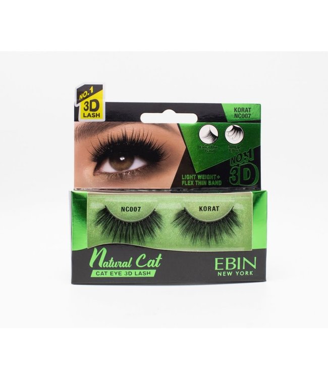 Ebin Natural Cat 3D Lashes - Natural Cat Korat