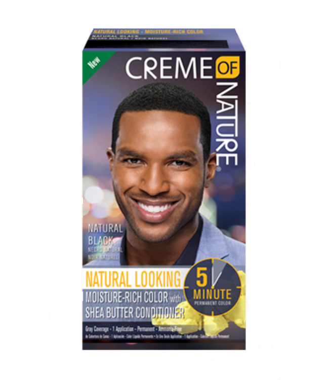 Creme Of Nature Hair color for men - Natural Black