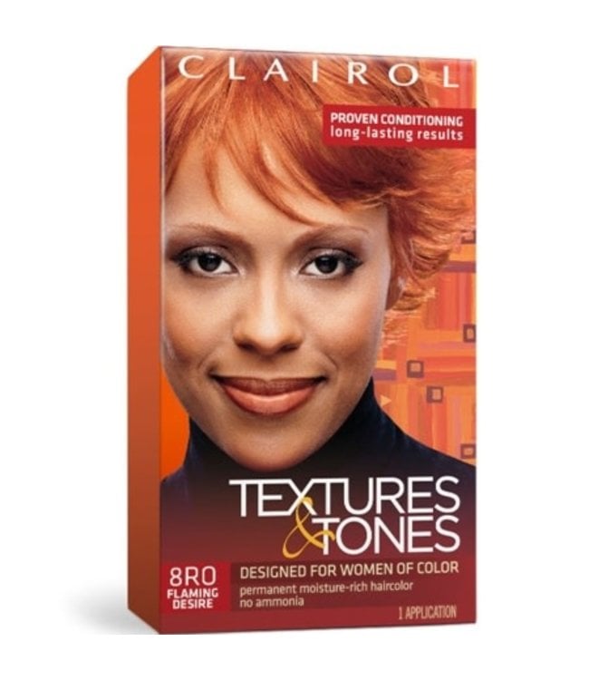 Clairol Textures & Tones Hair Color - Flaming Desire #8RO