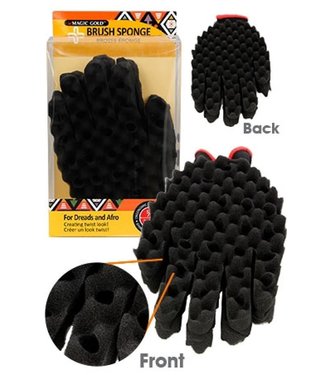 Magic Collection Brush Sponge 5/8'' - Double side glove