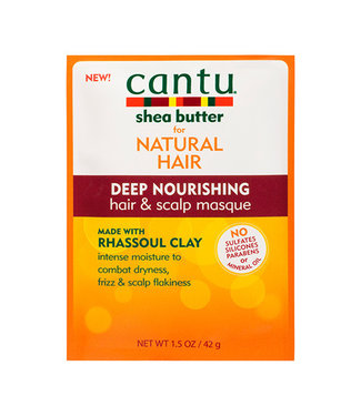 Cantu Shea Butter Deep Nourishing Hair & Scalp Masque - Rhassoul Clay 1.5oz