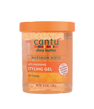 Cantu Shea Butter Maximum Hold Anti-Shedding Styling Gel w/Honey