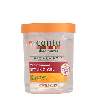 Cantu Shea Butter Maximum Hold Strengthening Styling Gel w/Jamaican Black Castor Oil