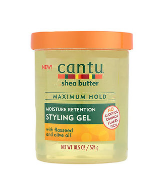 Cantu Shea Butter Maximum Hold Moisture Retention Styling Gel w/Flaxseed & Olive Oil