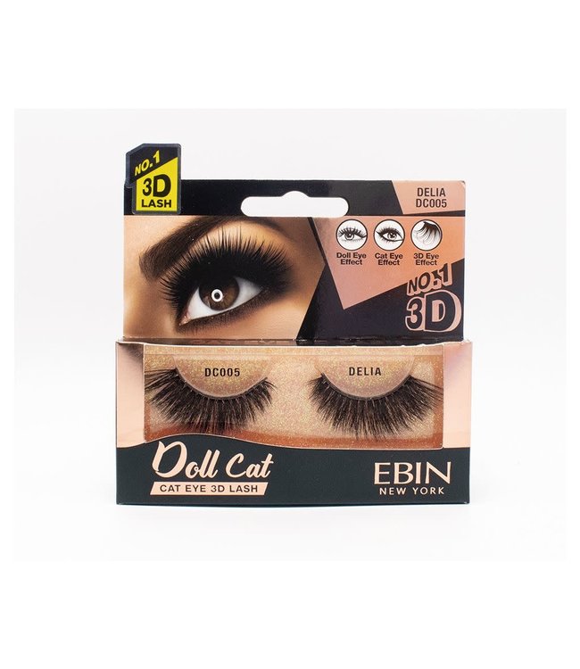 Ebin Doll Cat 3D Lashes - Delia