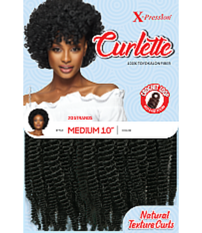 X-Pression Curlette Medium 10"