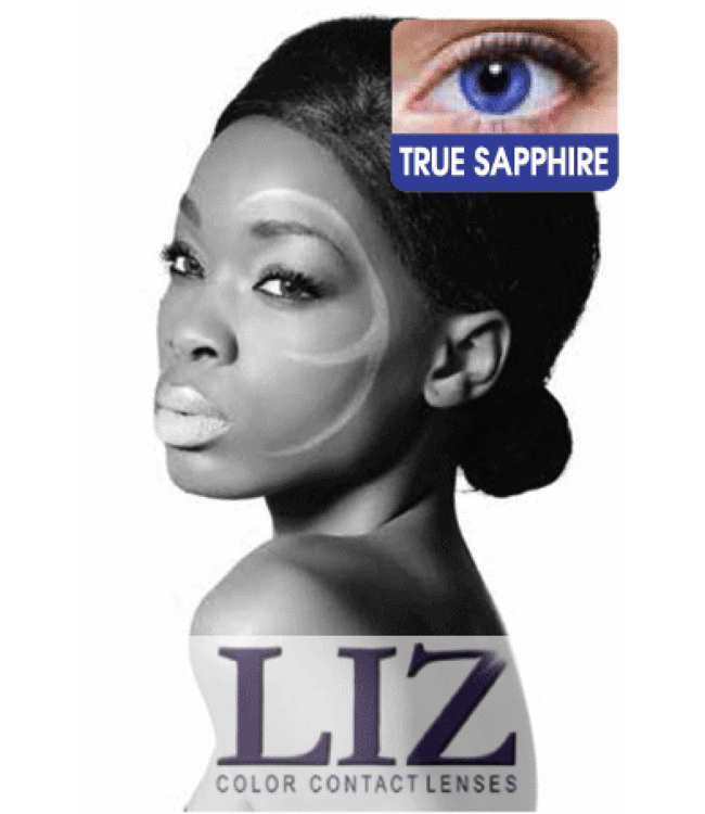 Hollywood Beauty Liz Lens True Sapphire