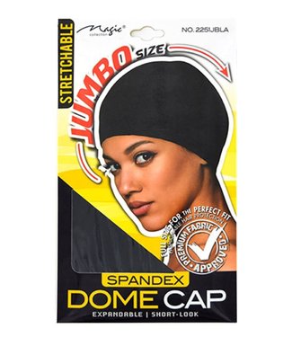 Magic Collection Spandex Dome Cap (MGC 2251) Jumbo - Black