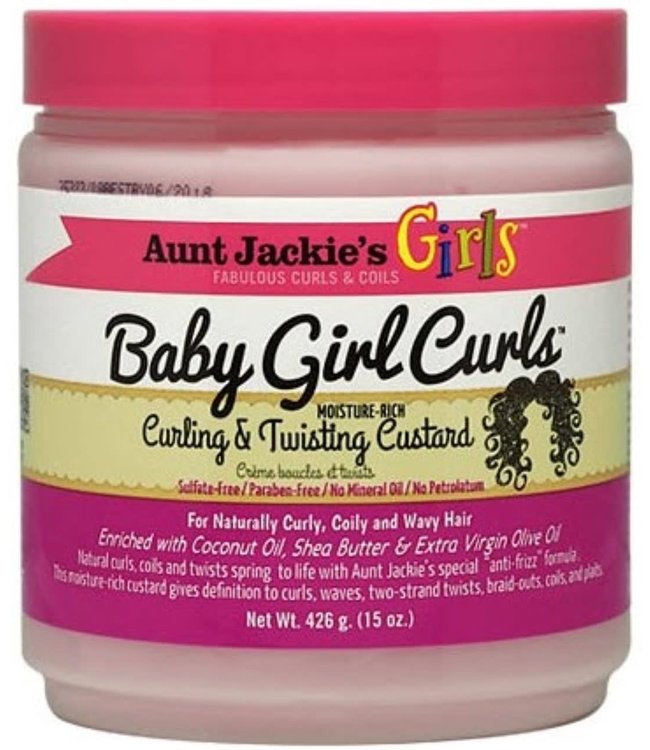 Aunt Jackie's Girls Baby Girl Curls - Curling & Twisting Custard 15oz