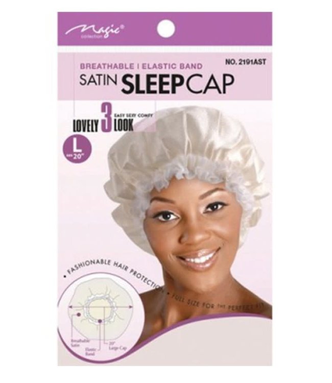 Magic Collection Satin Sleep Cap 20" - Assorted colors (2191)