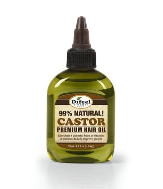 Difeel 99% Natural Premium Hair Oil - Castor 2.5oz