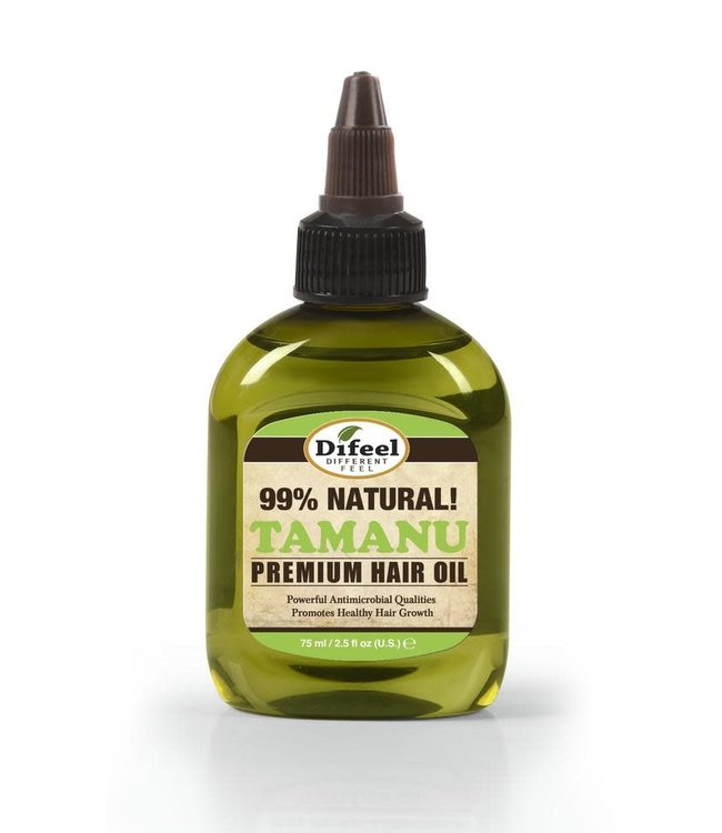 Difeel 99% Natural Premium Hair Oil - Tamanu (2.5 oz)