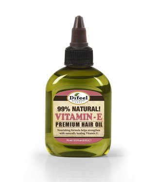 Difeel 99% Natural Premium Hair Oil - Vitamin-E 2.5oz