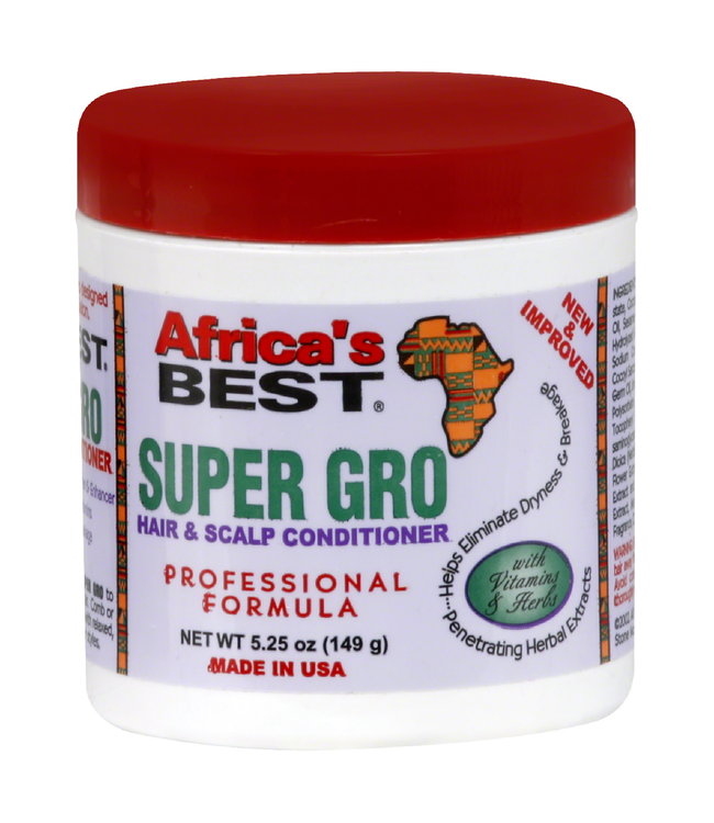 Africa's Best Super Gro Hair & Scalp Conditioner - Regular 5.25oz