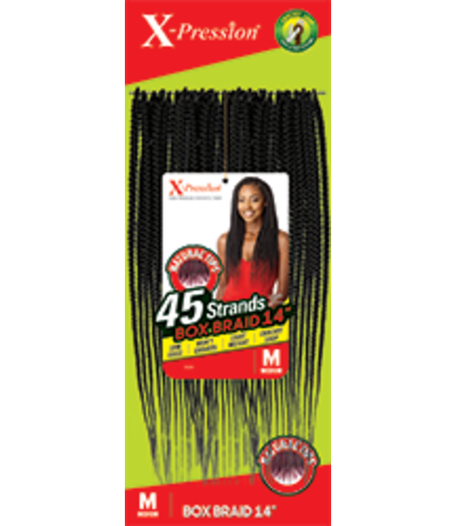 X-pression Box Braid 20" - Medium - 45 Strands