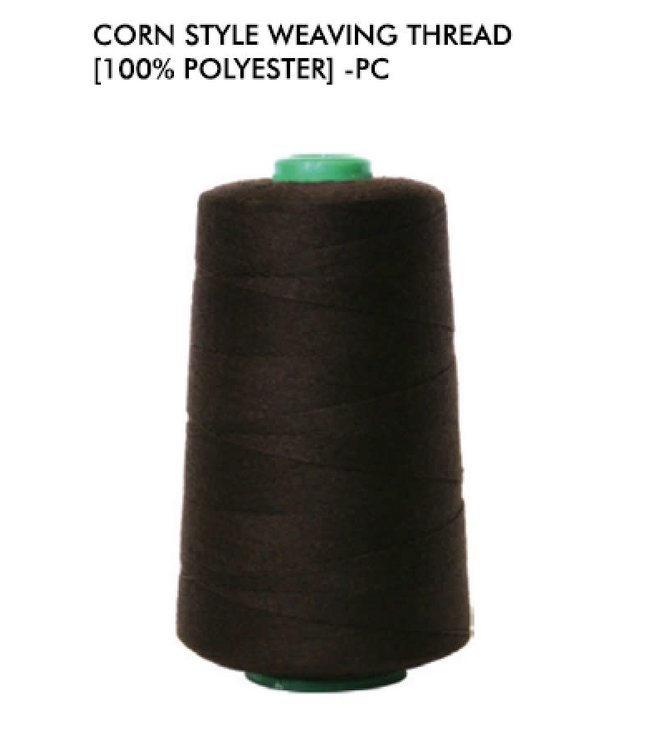 Magic Collection Corn Style Weaving Thread - Dark Brown