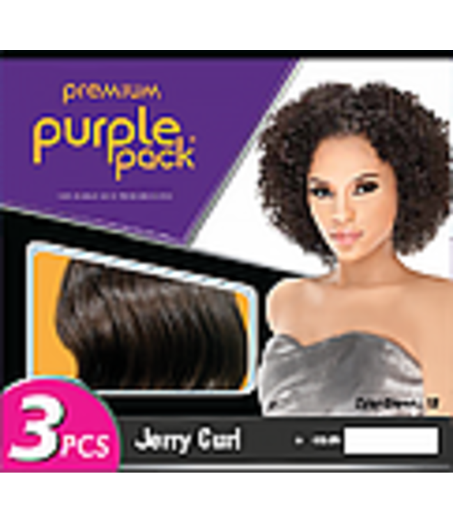 Purple Pack Jerry Curl - 3 pieces