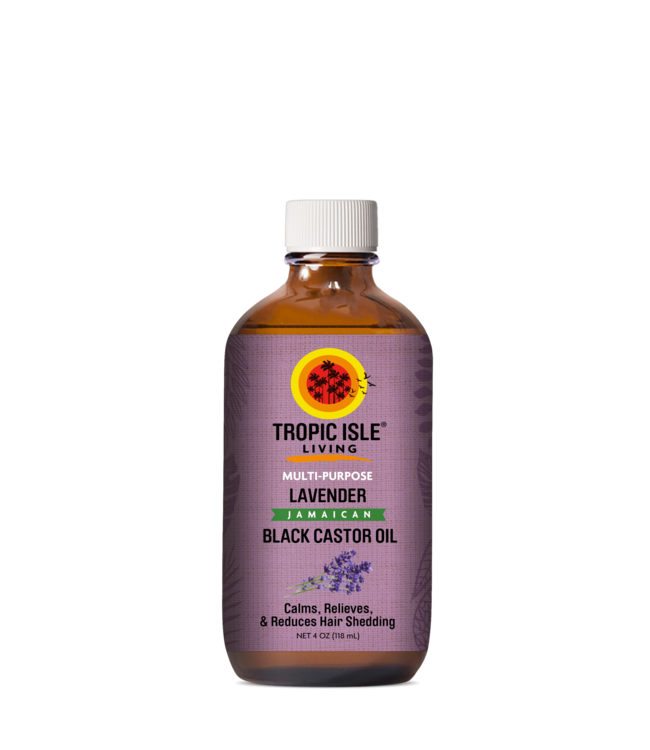 Tropic Isle Living Jamaican Black Castor Oil w/Lavender 4oz