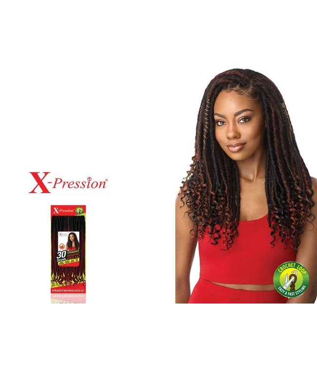 X-pression Straight Bahama Locs