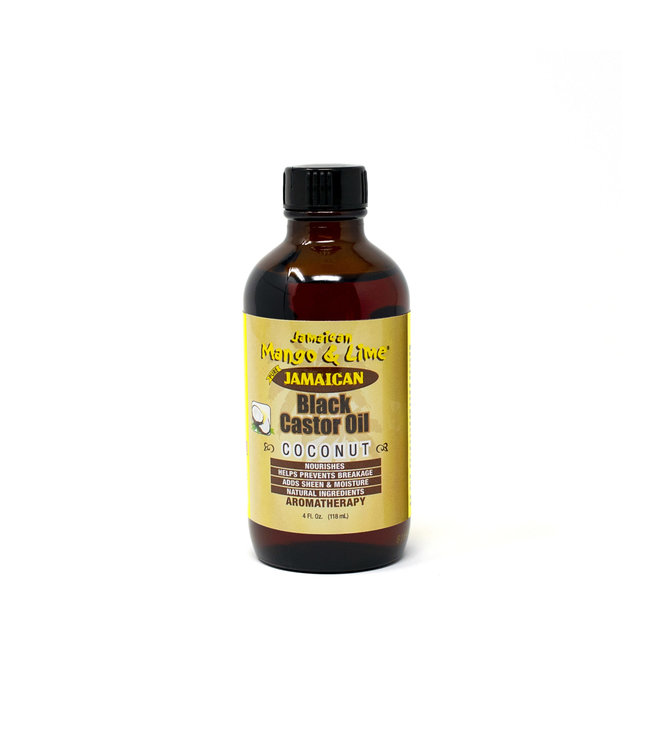 Jamaican Mango & Lime Black Castor Oil 4oz - Coconut