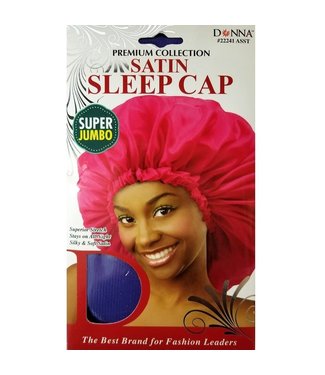 Donna Satin Sleep Cap - Super Jumbo