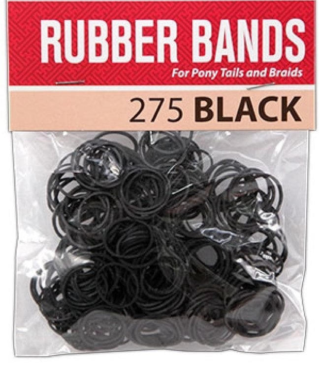 Magic Collection Rubber Band - Black, 275 pieces