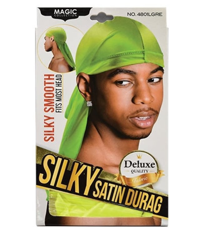 Magic Collection Silky Satin Du Rag - Lime Green