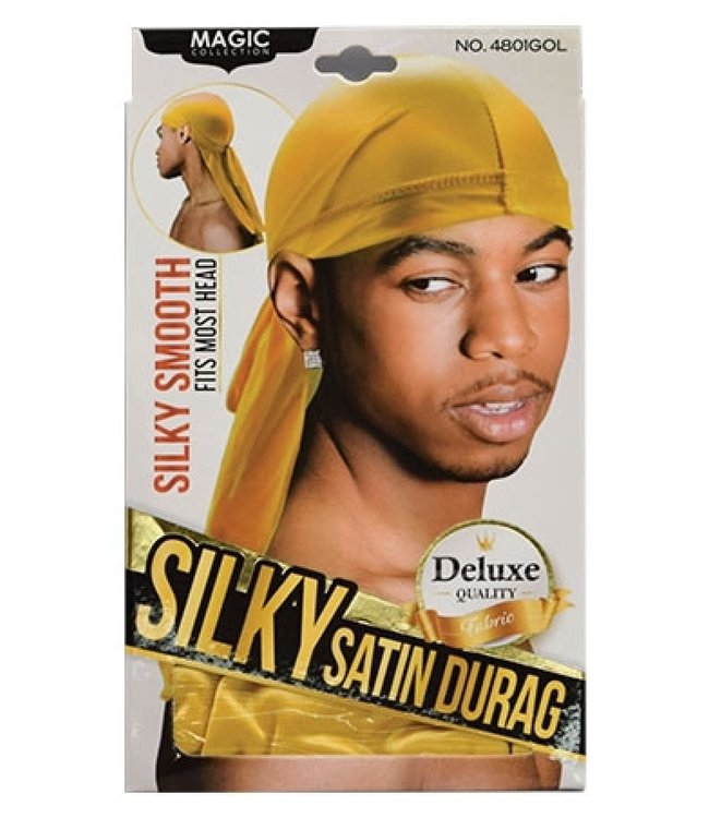 Magic Collection Silky Satin Du Rag - Gold