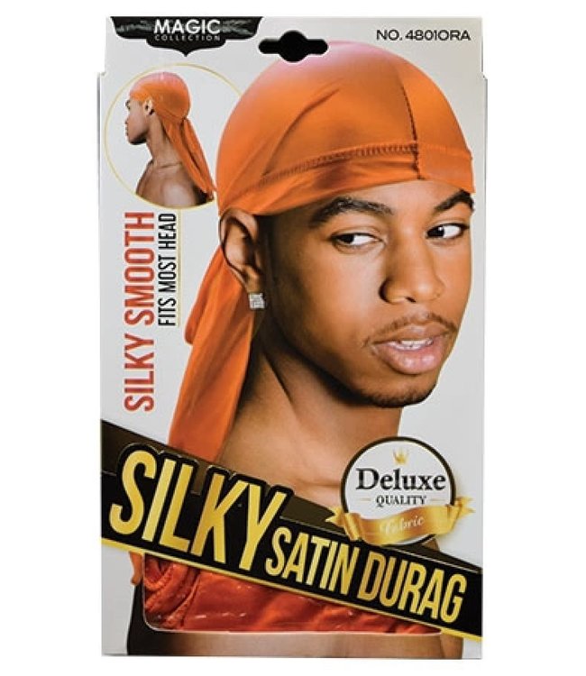 Magic Collection Silky Satin Du Rag - Orange