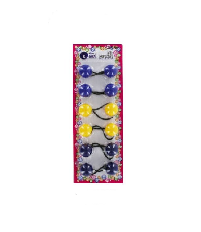 Tara Tara Round Bubbles - 24mm (Royal Blue, Yellow, Navy Blue)