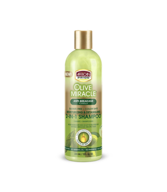 African Pride Moisturizing & Detangling Olive Miracle 2-in-1 Shampoo