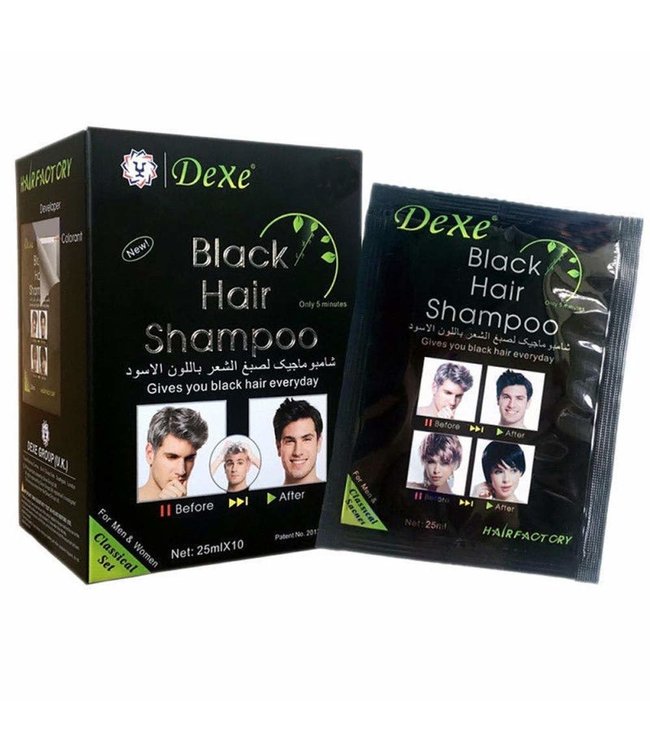 Dexe Dexe Black Hair Shampoo (1 satchet) - 25ml