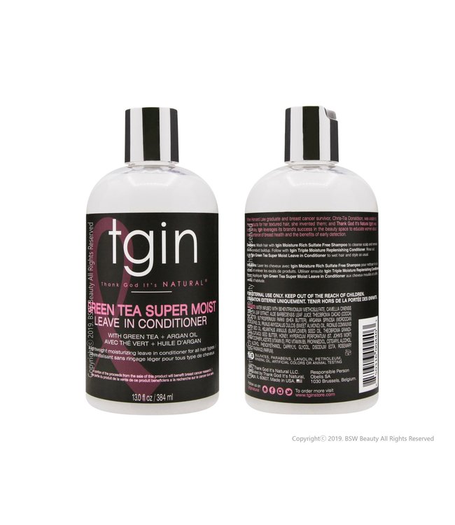 TGIN Green Tea Super Moist Leave In Conditioner (13oz)