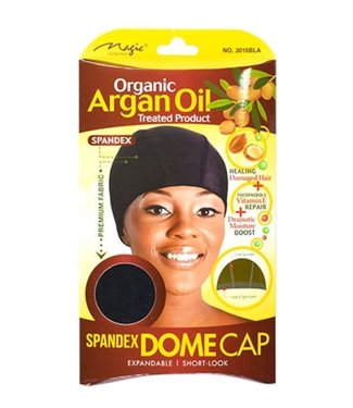 Magic Collection Argan Spandex Dome Cap 3016 Black