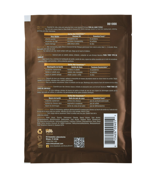 Every Strand Shea & Coconut Oil Deep Moisture Hair Masque (1.75oz)