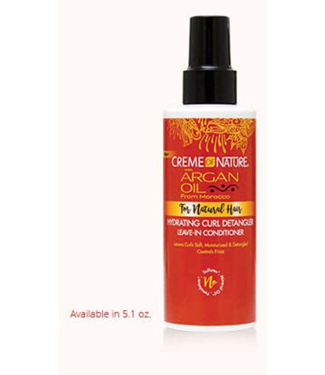 Creme Of Nature Argan Oil Hydrating Curl Detangler Leave-In Conditioner 5.1oz