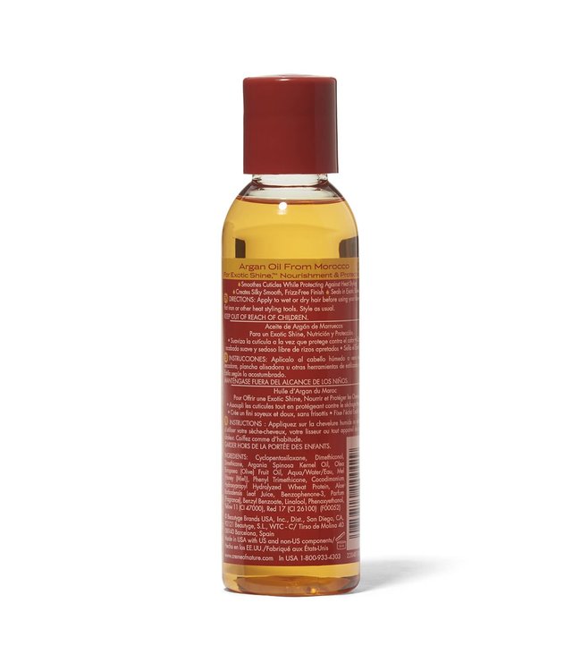 Creme Of Nature Argan Oil Heat Protector Smooth & Shine Polisher 4oz