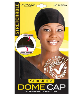 Magic Collection Spandex Dome Cap - Black (2251BLA)