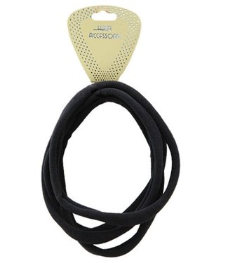 Elastic Ponytail Holder - Black (HEP007)